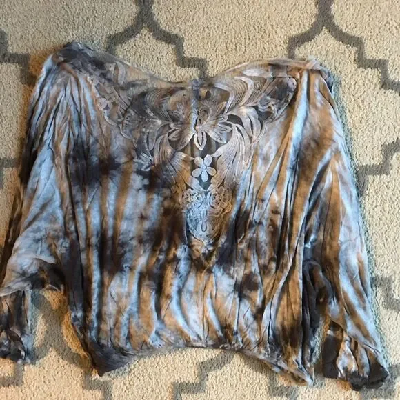Off the shoulder tie dye top - Picture 2 of 2
